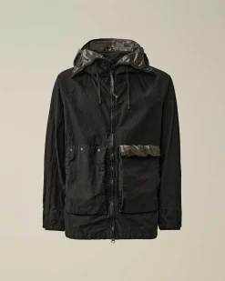 C.P. Company 50 Fili Gum Mixed Explorer Jacket Black Sale