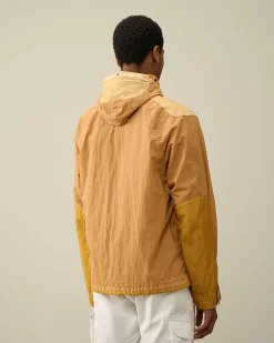 C.P. Company 50 Fili Gum Mixed Goggle Jacket Pastry Shell-Orange Sale