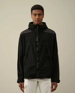 C.P. Company 50 Fili Gum Mixed Goggle Jacket Black Outlet