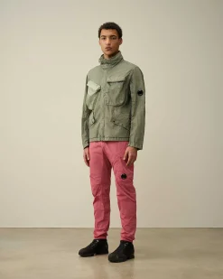 C.P. Company 50 Fili Gum Mixed Jacket Agave Green Hot