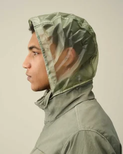 C.P. Company 50 Fili Gum Mixed Jacket Agave Green Hot