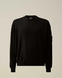 C.P. Company Filo Di Scozia Lens Knit Black Cheap