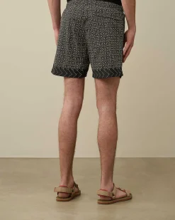 C.P. Company Flatt Nylon Baja Swim Shorts Black New
