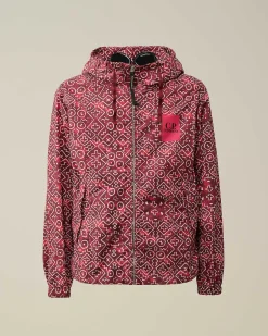 C.P. Company Flatt Nylon Goggle Jacket Red Bud Sale