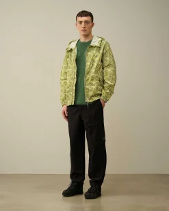 C.P. Company Flatt Nylon Goggle Jacket White Pear Best