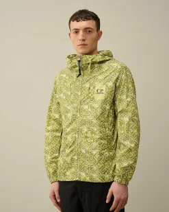 C.P. Company Flatt Nylon Goggle Jacket White Pear Best