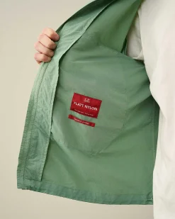 C.P. Company Flatt Nylon Goggle Overshirt Green Bay Hot
