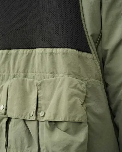 C.P. Company Flatt Nylon Reversible Hooded Jacket Agave Green Outlet