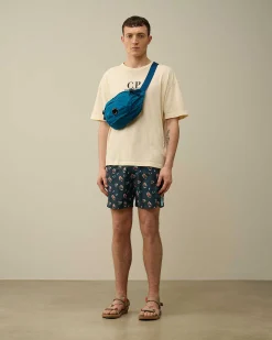 C.P. Company Flatt Nylon Sponged Swim Shorts Ink Blue Sale