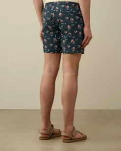 C.P. Company Flatt Nylon Sponged Swim Shorts Ink Blue Sale