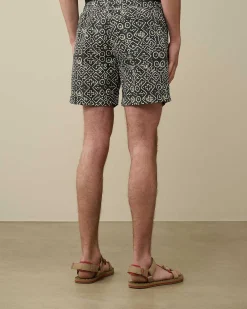 C.P. Company Flatt Nylon Swim Shorts Agave Green Outlet