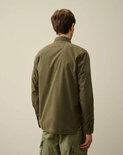 C.P. Company Gabardine Pockets Shirt Ivy Green Cheap