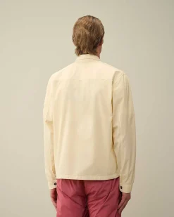 C.P. Company Gabardine Shirt Pistachio Shell-Beige New