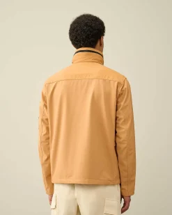 C.P. Company G.D. Shell Mixed Jacket Pastry Shell-Orange Fashion