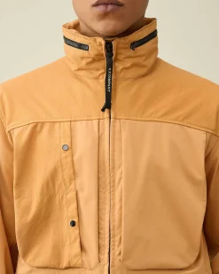 C.P. Company G.D. Shell Mixed Jacket Pastry Shell-Orange Fashion