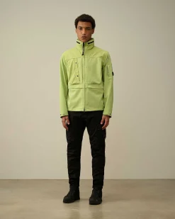 C.P. Company G.D. Shell Mixed Jacket White Pear Best