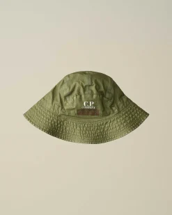 C.P. Company Gore G-Type Bucket Hat Tender Shoots-Green Discount