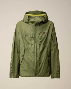 C.P. Company Gore G-Type Hooded Jacket Tender Shoots-Green Best Sale