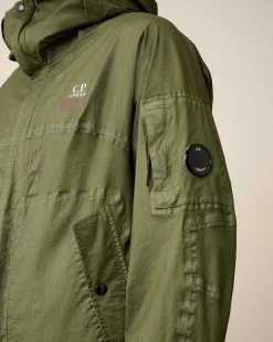 C.P. Company Gore G-Type Hooded Jacket Tender Shoots-Green Best Sale
