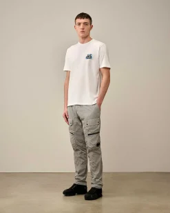 C.P. Company 24/1 Jersey Artisanal British Sailor T-Shirt Gauze White New