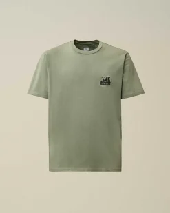 C.P. Company 24/1 Jersey Artisanal British Sailor T-Shirt Agave Green Discount