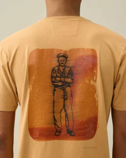 C.P. Company 24/1 Jersey Artisanal British Sailor T-Shirt Pastry Shell-Orange Discount