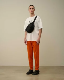 C.P. Company 20/1 Jersey Boxy Logo T-Shirt Gauze White Flash Sale