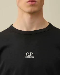 C.P. Company 20/1 Jersey Boxy Long Sleeved T-Shirt Black Store