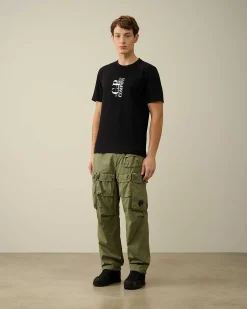 C.P. Company 30/1 Jersey British Sailor T-Shirt Black Sale