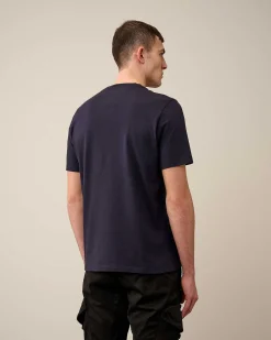 C.P. Company 30/1 Jersey British Sailor T-Shirt Total Eclipse-Blue Hot