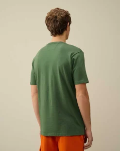 C.P. Company 20/1 Jersey Flap Pocket T-Shirt Duck Green Best Sale