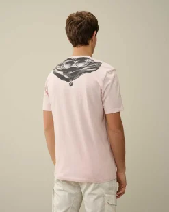 C.P. Company 30/1 Jersey Goggle T-Shirt Heavenly Pink Store