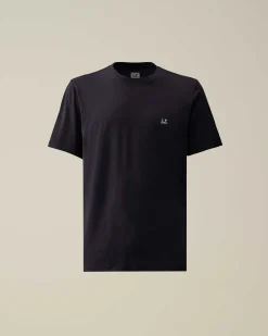 C.P. Company 30/1 Jersey Goggle T-Shirt Total Eclipse-Blue Shop