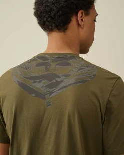 C.P. Company 30/1 Jersey Goggle T-Shirt Ivy Green Discount