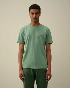 C.P. Company 30/1 Jersey Goggle T-Shirt Green Bay Outlet
