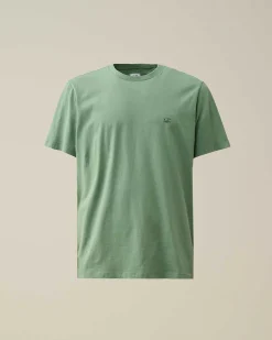 C.P. Company 30/1 Jersey Goggle T-Shirt Green Bay Outlet