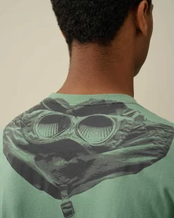 C.P. Company 30/1 Jersey Goggle T-Shirt Green Bay Outlet