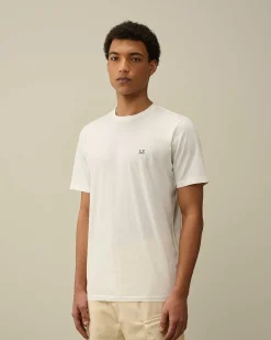 C.P. Company 30/1 Jersey Goggle T-Shirt Gauze White Shop