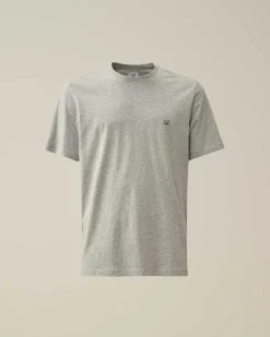 C.P. Company 30/1 Jersey Goggle T-Shirt Grey Melange Store