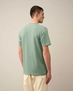 C.P. Company 30/1 Jersey Logo T-Shirt Green Bay Best