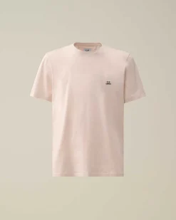 C.P. Company 30/1 Jersey Logo T-Shirt Heavenly Pink Best