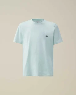 C.P. Company 30/1 Jersey Logo T-Shirt Starlight Blue Flash Sale