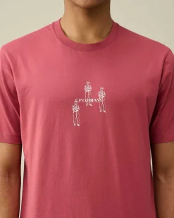 C.P. Company 30/1 Jersey Relaxed Graphic T-Shirt Red Bud Store