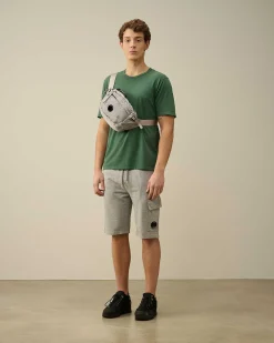 C.P. Company 24/1 Jersey Resist Dyed Logo T-Shirt Duck Green Shop