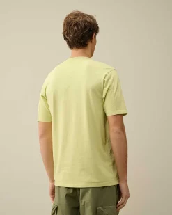 C.P. Company 24/1 Jersey Resist Dyed Pocket T-Shirt White Pear Cheap