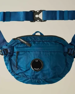 C.P. Company Kids' Nylon B Crossbody Pack Ink Blue Flash Sale