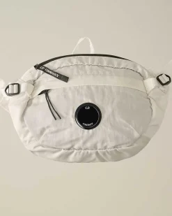 C.P. Company Kids' Nylon B Crossbody Pack Gauze White Best