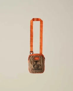 C.P. Company Kids' Nylon B Crossbody Pouch Gold Flame-Orange Online