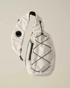 C.P. Company Kids' Nylon B Crossbody Rucksack Gauze White Cheap