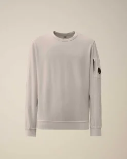 C.P. Company Light Fleece Sweatshirt Drizzle Grey Store